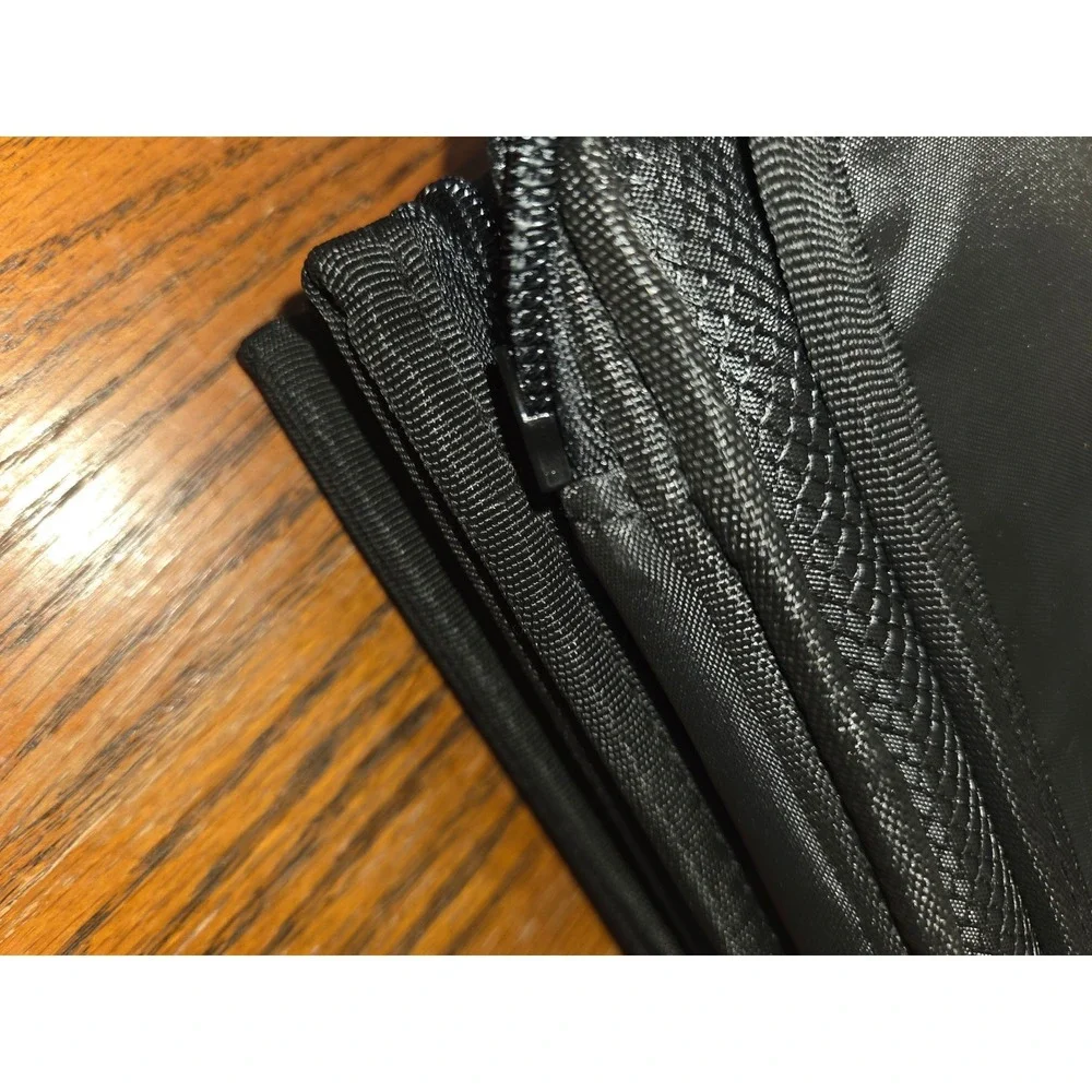 Lemubeane Tactical Gear Bag Black Collapsible Duffel with lock and MOLLE Straps